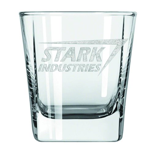 Iron Man Stark Industries Laser Etched Glass Tumbler 2-Pack - Previews Exclusive